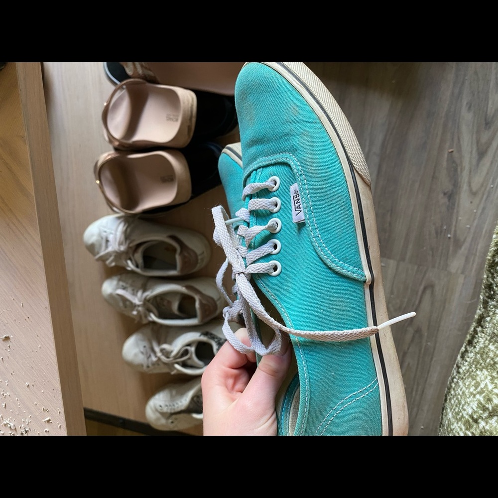 Turquoise Vans - Picture 2 of 2